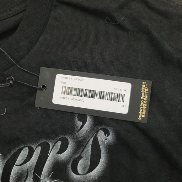 OVO October's Very Own Men Shirt Medium Black Short Sleeve - Picture 2 of 8